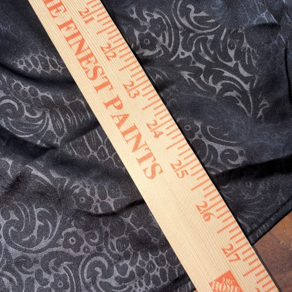 Rachel‎ Zoe Black Satin Blouse V-Neck Long Sleeve XL - Picture 7 of 8